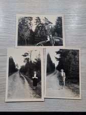 3x Foto,Auf der Straße von Bad Bramstedt nach Segeberg ,VW Käfer 1953 (0-1)