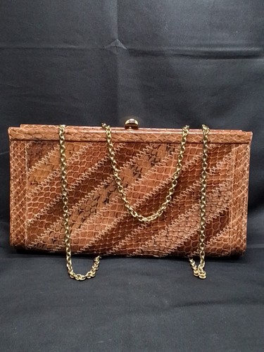 Handtasche clutch snake - clutch, in
