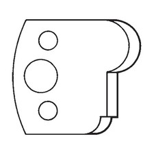 Scheppach Profilmesser Paar