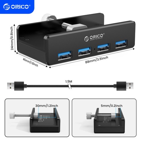 Orico usb hub clip - orico, 4