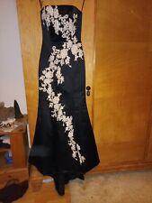 Kleid XS  Tiffany Unikat, mit Perlen Schleppe Ballkleid  Kostüm Fasching Theater