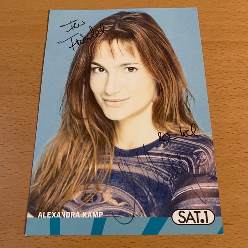 Alexandra kamp autogrammkarte - alexandra,
