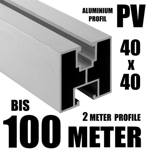 100 meter alu - alu, solarprofil