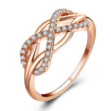 Edelstahl Ring Unendlichkeit