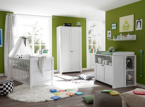 Babyzimmer set komplett 4tlg - set,