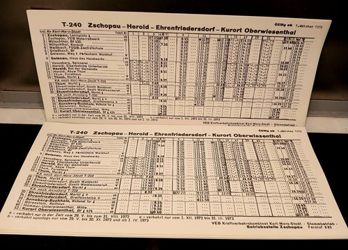 Original abfahrt bus pläne - 2x,