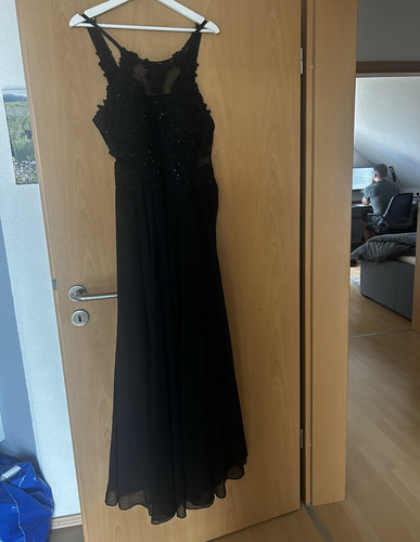 Damen abendkleid lang schwarz - lang,