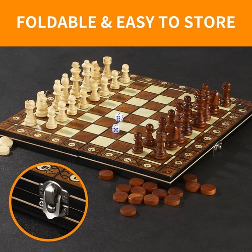 Holz schachspiel faltbares - schachspiel,