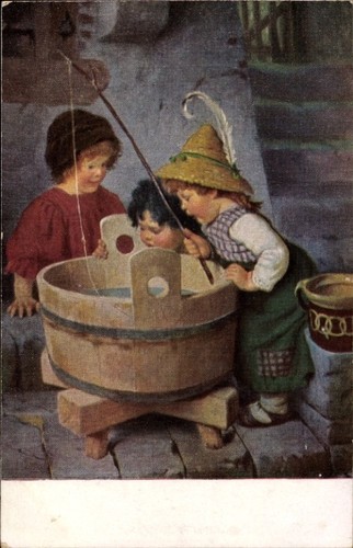 Künstler kaulbach - ak,