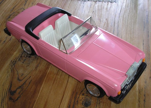 Barbie auto rolls royce zima - barbie,