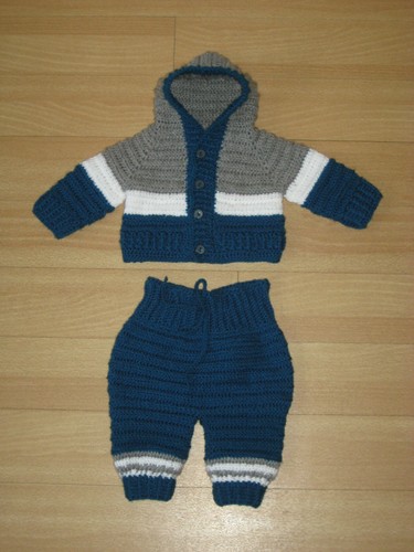 Kapuzenjacke hose gehäkelt - hose,