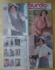 BURDA Mode VOLLSCHLANKE 78 E413 Herbst Kleid Mäntel sexy 70er Modezeitschrift ++