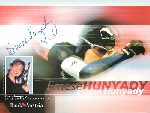 Emese hunyady autogrammkarte - emese,