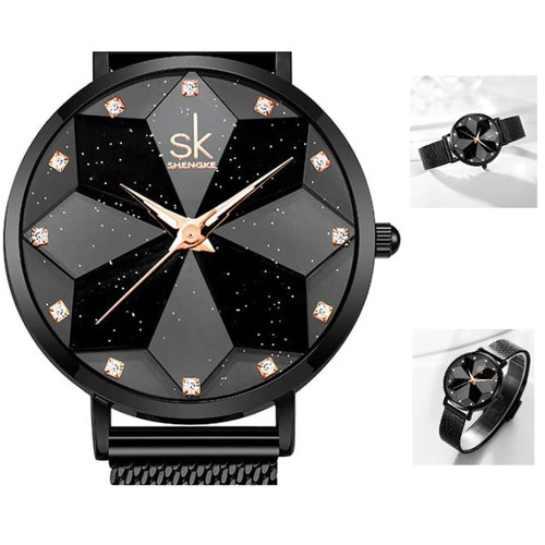 Damen armbanduhr netzstoff - damen-armbanduhr,