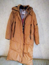 Damen, Wintermantel, Parka, Gr 36, okker, wie neu, Khujo, dick&warm