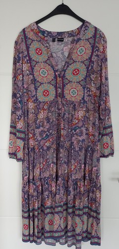 Tunika kleid mit stufenrock - kleid,