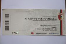 Sammlerticket: FC Augsburg - FC Bayern München, Saison 2011/2012