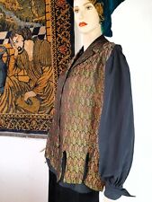 Brokat Weste 46-50 Unikat Bühne Unisex Mittelalter Fundus Victorian Theater Film