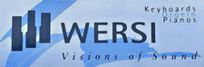 WERSI Aufkleber  Keyboards