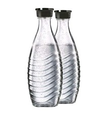 SODASTREAM Glaskaraffe 0,6L, 2er-Pack Wasserflasche Neu