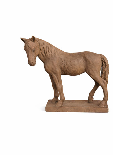 Keramik figur pferd - figur,