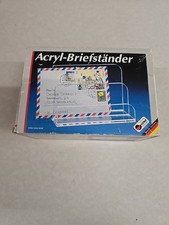 Briefständer acryl blau - briefständer,