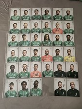 Autogrammkarten SV Werder Bremen 2025/2026 Signierter Autogrammkarten Satz