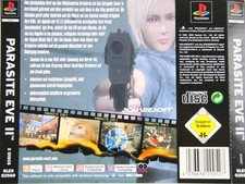 PS1 Playstation 1 Parasite Eve II 2 Backcover Back Gut