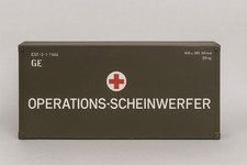 Original Bundeswehr Operations-Scheinwerfer Carl Zeiss mit Stativ & BW-Kiste