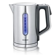 Wasserkocher Edelstahl 1,7L 3000W schwarz Temperaturwahl BPA-frei