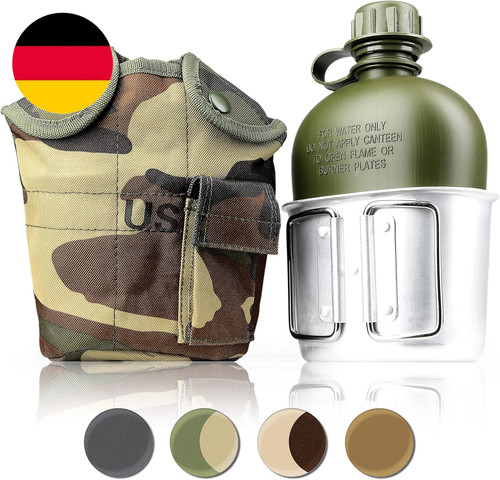 Ganzoo feldflasche liter - ganzoo, mit