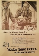 ★ Neues ESSO Extra Auto Werbung aus Zeitschriften 1957 50er Jahre - Sammler