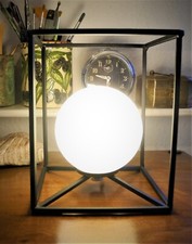 Leuchte - Tischleuchte - Kugel - schwarz - G9 - LED