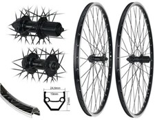 LAUFRADSATZ 28" MTB Shimano V-BRAKE 8/9/10fach Industrielager 19-622 schwarz
