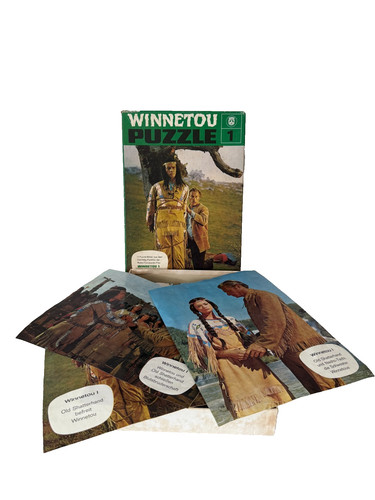 Vintage winnetou puzzle - vintage,