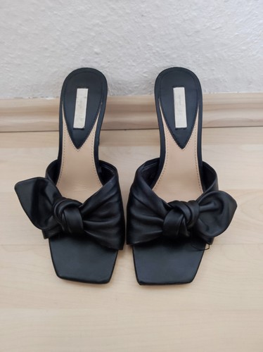 Mules schwarz echtleder - mules,