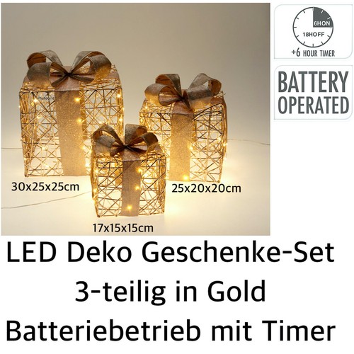 Led deko geschenkset teilig - led,