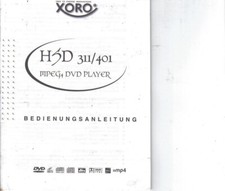 Xoro HSD 311 401 DVD Player