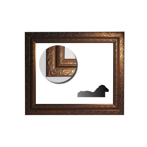 Barockrahmen bronze 722 bro - 722,