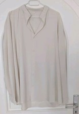 Herren stehkragenhemd beige - herren,