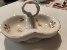 Saliere Menage f. Salz Pfeffer Gewürze, Porzellan VICTORIA Czechoslovakia NU 209