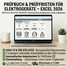 Prüfbuch Elektrogeräte DGUV