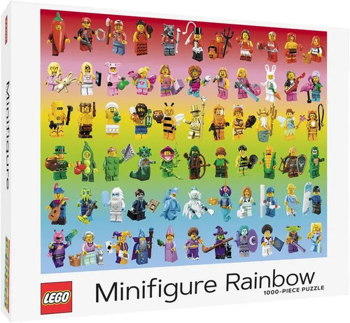 Lego minifigure rainbow - lego,