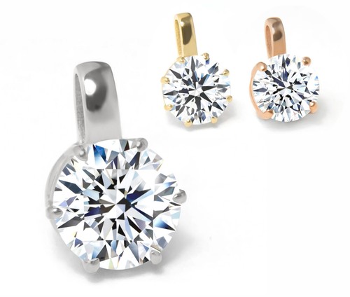 Diamant anhänger 585 gold - anhänger,,