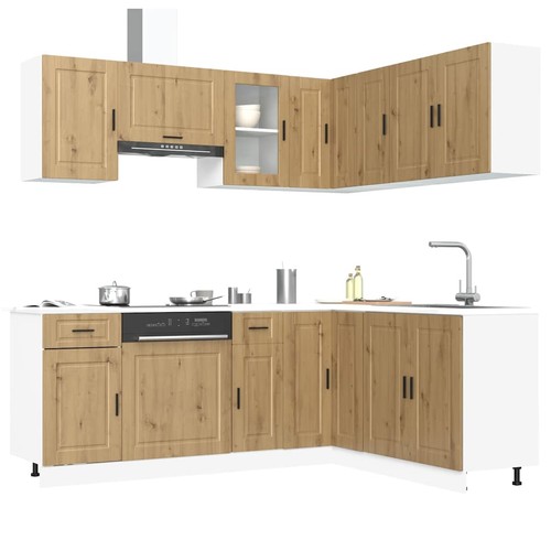 Tlg küchenschrank set - 11-tlg., küchenschrank-set