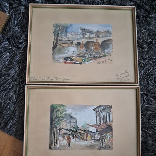 Original aquarelle paris - original, aquarelle/