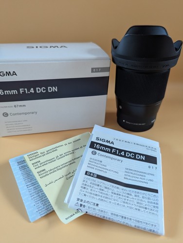Sigma 16mm dc dn - sigma,