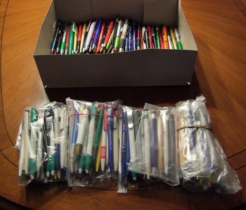 Kugelschreibersammlung.