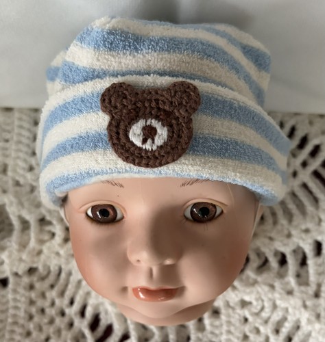 Puppen baby frottee mütze ku - frottee,