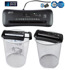 UNITED OFFICE Aufsatz-Aktenvernichter UAV 190B2 bis 6 Blatt für Papierkörper NEU